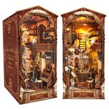 Book Nook Kit Criolpo Diy Doll House Em Miniatura De Madeira