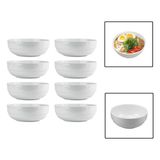 Kit 8 Tigelas Bowl 700ml Melamina Cumbuca Caldo Sopa Salada
