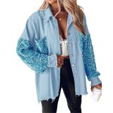 Jaqueta Jeans De Grandes Dimensões Chicme Melhores Ofertas De Compras Chic Me