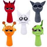 Brinquedo De Pelúcia Jiensa Sprunki Para Crianças De 10 Cm De Altura Com Wenda Sprunki