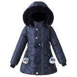 Casaco De Inverno Podgina Puffer Jacket Para Meninas Tamanho 11-12 Poliéster