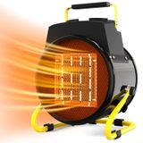 Aquecedores Externos Tectake 1500w Portáteis Com Proteção Contra Superaquecimento