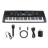Piano De Teclado Mizayi 61 Teclas Com Modo De Ensino Para Iniciantes