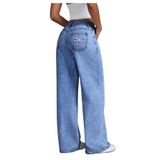 Calça Jeans Feminina Jeans Floerns Straight Leg Boyfriend