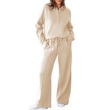 Moletom Feminino Aleumdr 2024 Outono/inverno Com Calças
