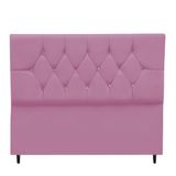 Cabeceira Estofada Cama Box Queen Size 160 Cm Suede Liz