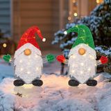Decorações De Natal Para Gnomos Ao Ar Livre Brightown, Pacote Com 2, 60 Cm