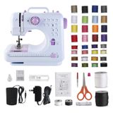 Máquina De Costura Jucvnb Mini Para Iniciantes E Crianças De 8 A 12 Anos Com Kit 27