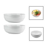 Kit 2 Tigelas Bowl 700ml Melamina Cumbuca Caldo Sopa Salada