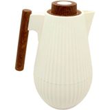 Garrafa Térmica De Mesa Morden White Leite Café Chimarrão 1l