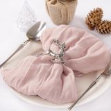 Guardanapos De Pano De Queijo Mlmc Dusty Pink 21x21cm (pacote Com 60)