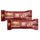 Kit 2 Naked Wafer 4g De Proteína Sabor Cinnamon Zero Açúcar 26g