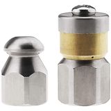 Conjunto De 2 Bocais G1 /4 Para Limpador De Alta Pressão (1 Dianteiro, 3 Traseiro E 3 Traseiro)