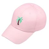 Rosa Mulheres Homens Unissex Verão Verão Árvore Visor Baseball Ca