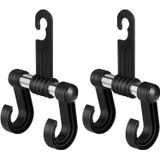 Car-seat-headrest-hooks, Conjunto De 2 Cabrestres Preyda Segura Sacos De Compras De Supermercado, Casacos, Bolsas, Suprimentos De Bebê Para