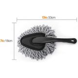 2 Pacotes Car Cleaning Brush Dust Fan (um Tamanho)