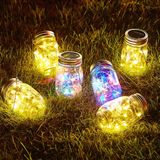 20 Contas Luzes Solares Prova D&#39; Gua Para Ambientes Exte