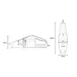 Portátil 120w 12 V Car Vacuum Cleaner Hommespla Hommed 5m Ca
