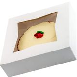 Gourmet 10in White Bakery Box 1 Pack/single Box. Exibição De Janela Fofa Para Tortas, Bolos, Cupcakes, Doces. Transporte De Produtos Assados