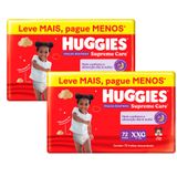 Kit 2 Fralda Roupinha Huggies Supreme Care Tamanho Xxg 72 Unidades Descartáveis