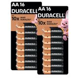 Kit 2 Pilha Duracell Aa Alcalina 16 Com Unidades Cada