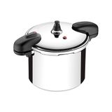 Panela De Pressão Tramontina Valência 20564024 Inox E Preto Inox 20564024
