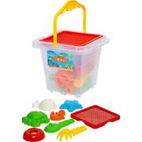 Balde De Praia Menino Embalagem Saco Plástico - Mercotoys
