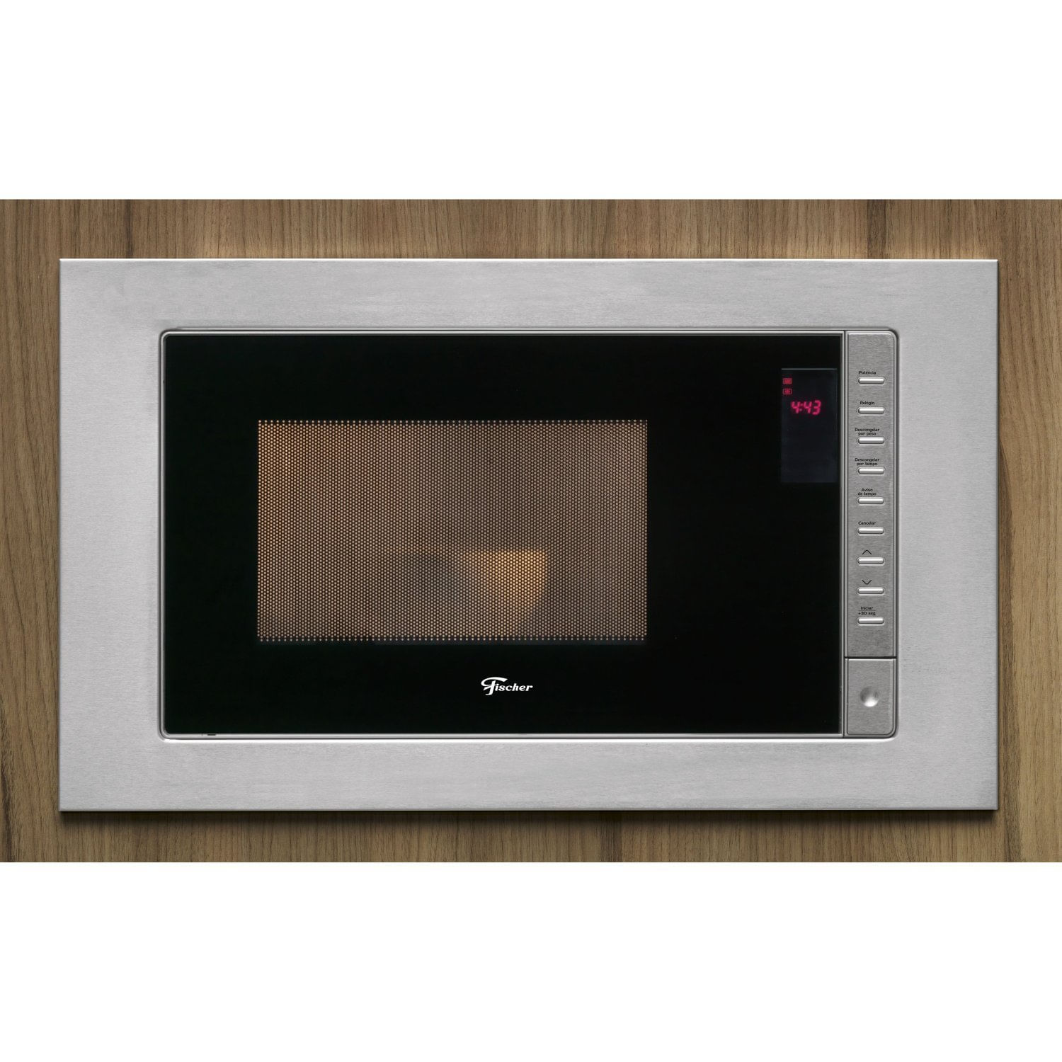 Forno Micro-ondas Fischer Fit Line Embutir 25l Inox 127v Inox