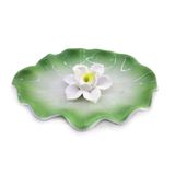 Incensario Flor De Lotus L11cm Branco