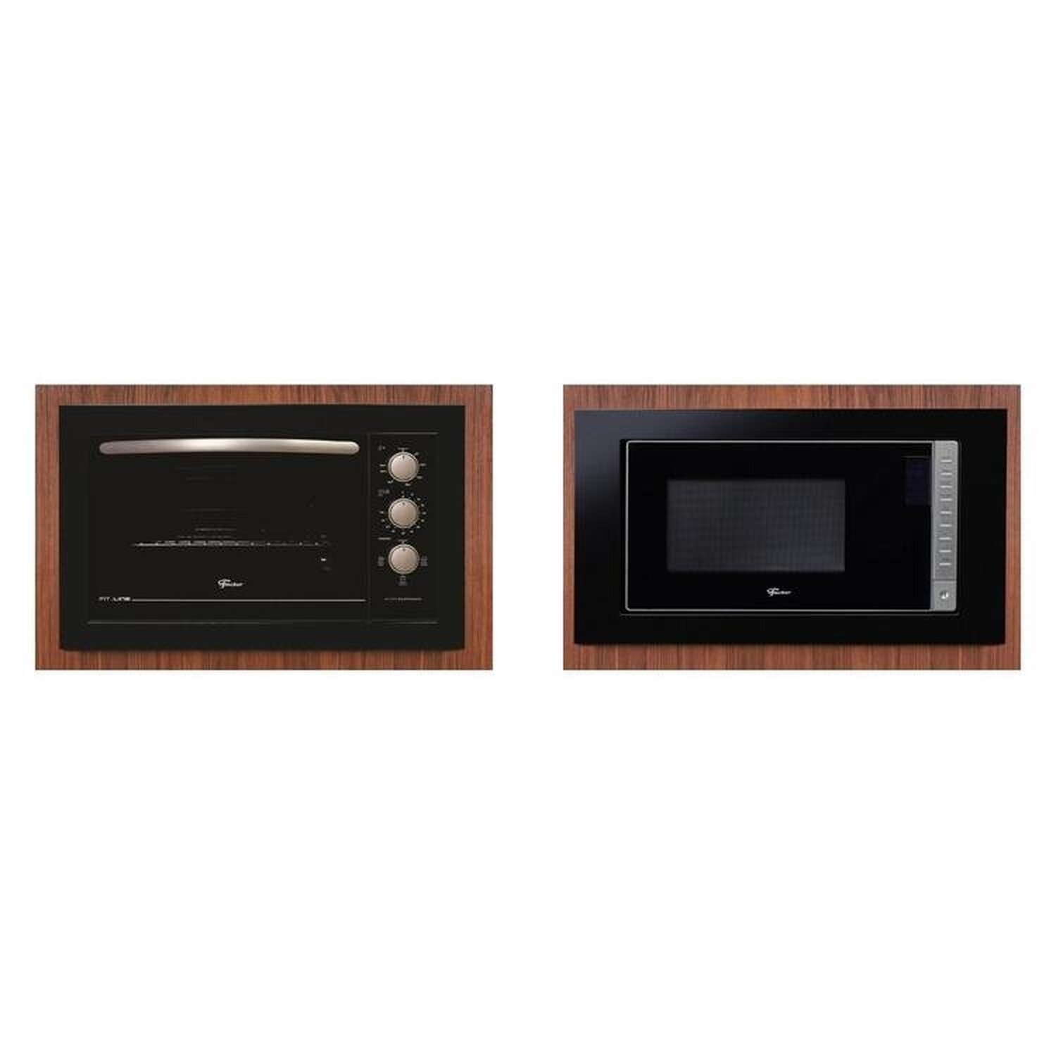 Conjunto Forno E Micro-ondas Fit Line 127v Preto