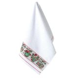 Pano Copa Felpudo Jacquard Vida Ii Natal Branco - Dohler