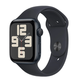 Apple Watch Se (gps 44 Mm) Caixa Meia-noite De Alumínio Pulseira Esportiva Meia-noite P/m