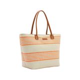 Bolsa Ombro Feminina Palha Chenson 3184581 - Laranja
