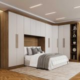 Guarda Roupa Modulado Casal Safira 11 Portas Cumaru/fendi