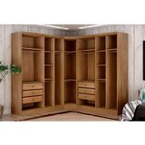 Closet Modulado Safira 001 Clic Moveis Cumaru