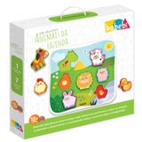 Brinquedo Interativo Quebra-cabeça De Encaixe Animais Da Fazenda - Babebi