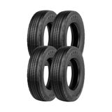 Jogo 4 Pneus Itaro Aro 17.5 IT01 215/75R17.5 135/133J 16 Lonas - Direcional/Liso