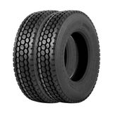 Jogo 2 Pneus Itaro Aro 22.5 Kobe D 295/80R22.5 152/148L 18 Lonas - Tração / Borrachudo