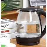 Chaleira Eletrica De Vidro 1.8l 1000w Desligamento Automatico