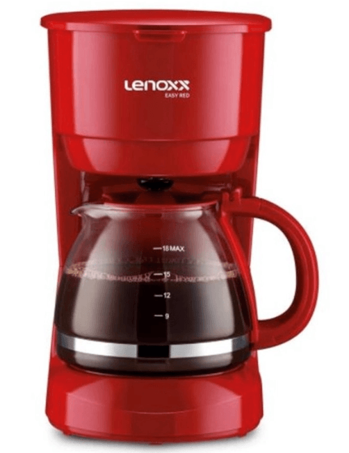 Cafeteira Elétrica Lenoxx Coffee Red Vermelho 220v - Pca031