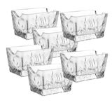 Porta Sachê Vidro Organizador Temperos Chá Condimentos Cozinha Pote Hermético Elegante Kit 6un
