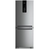 Geladeira Brastemp Duplex Smart Flow Inverse 447l Inox 220v Bre57fkbna