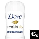 Desodorante Antitranspirante Stick Dove Invisible Dry 45g