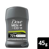 Desodorante Antitranspirante Stick Dove Men+care Sport Fresh 45g