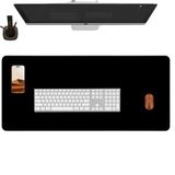 Mousepad De Couro Para Trabalho Mesa 70x30 Antiderrapante