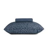 Jogo Cama Solteiro 2 Pcs Fio Penteado Bits Marinho Altenburg