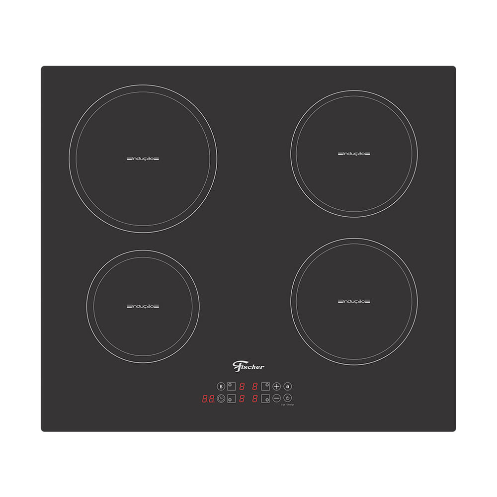 Cooktop Por Indução Fischer 4q Com 4 Bocas Preto 220v 33243[89825]