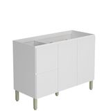 Balcao Para Pia 120cm 3pt 2gav 3017art Branco Artico Ktp