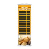 Banner Temos Salgados Padaria Tabela De Preços Lona 100x30cm