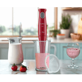 Mixer Britania 350w Luxx Red Com Copo Dosador 220v